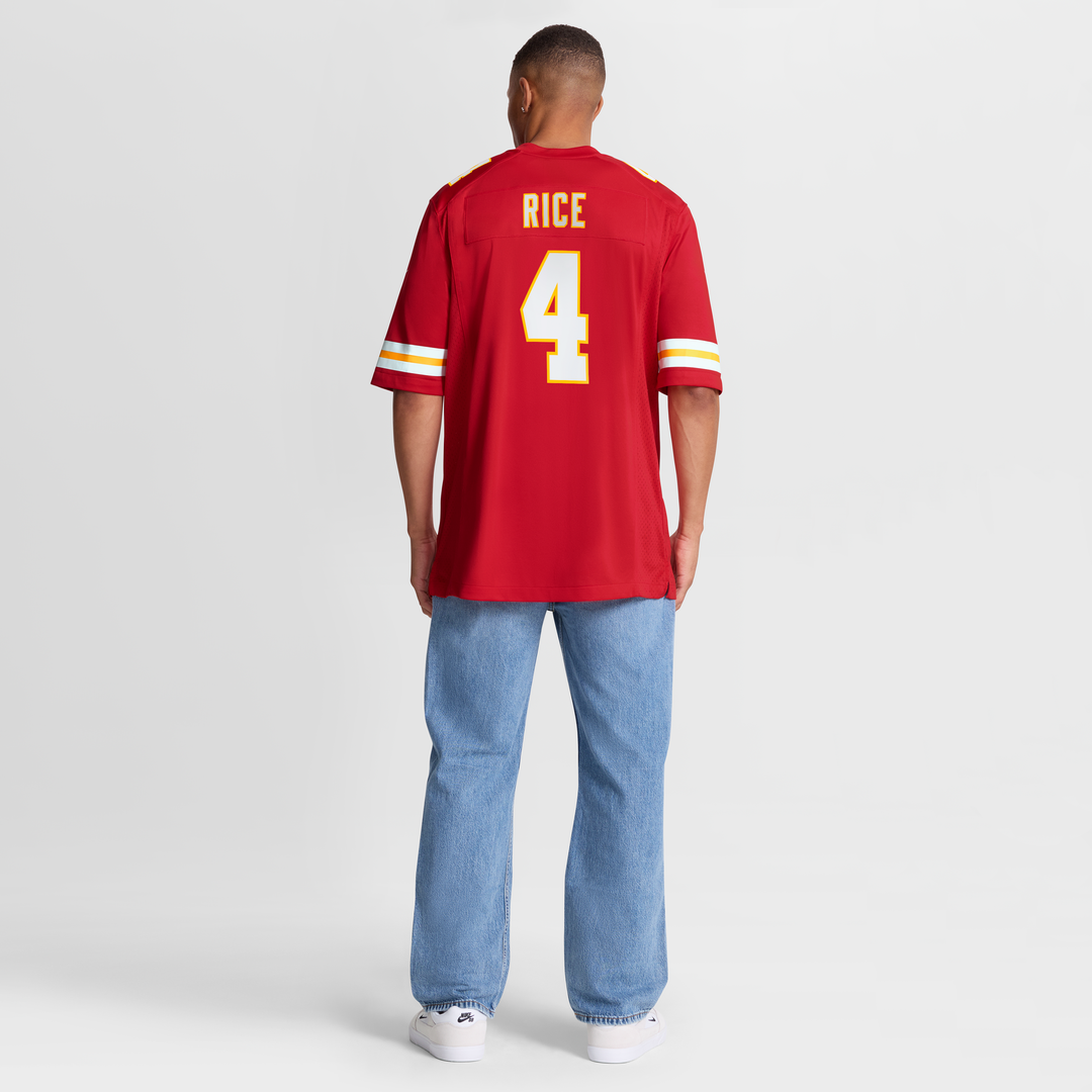 Rashee Rice Kansas City Chiefs Game Jersey - Red