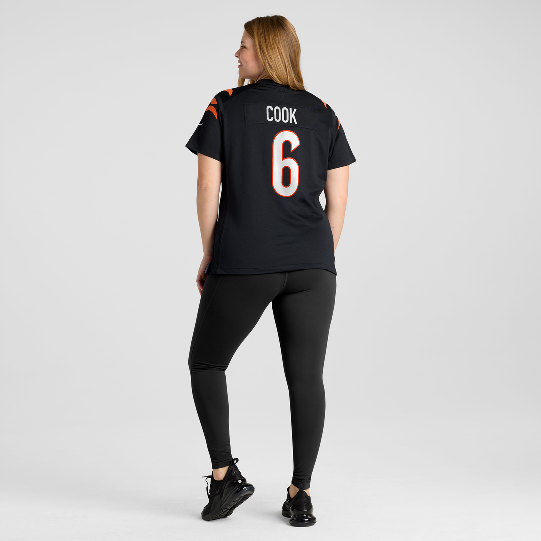 Bryan Cook Cincinnati Bengals Women's Team Game Jersey - Black