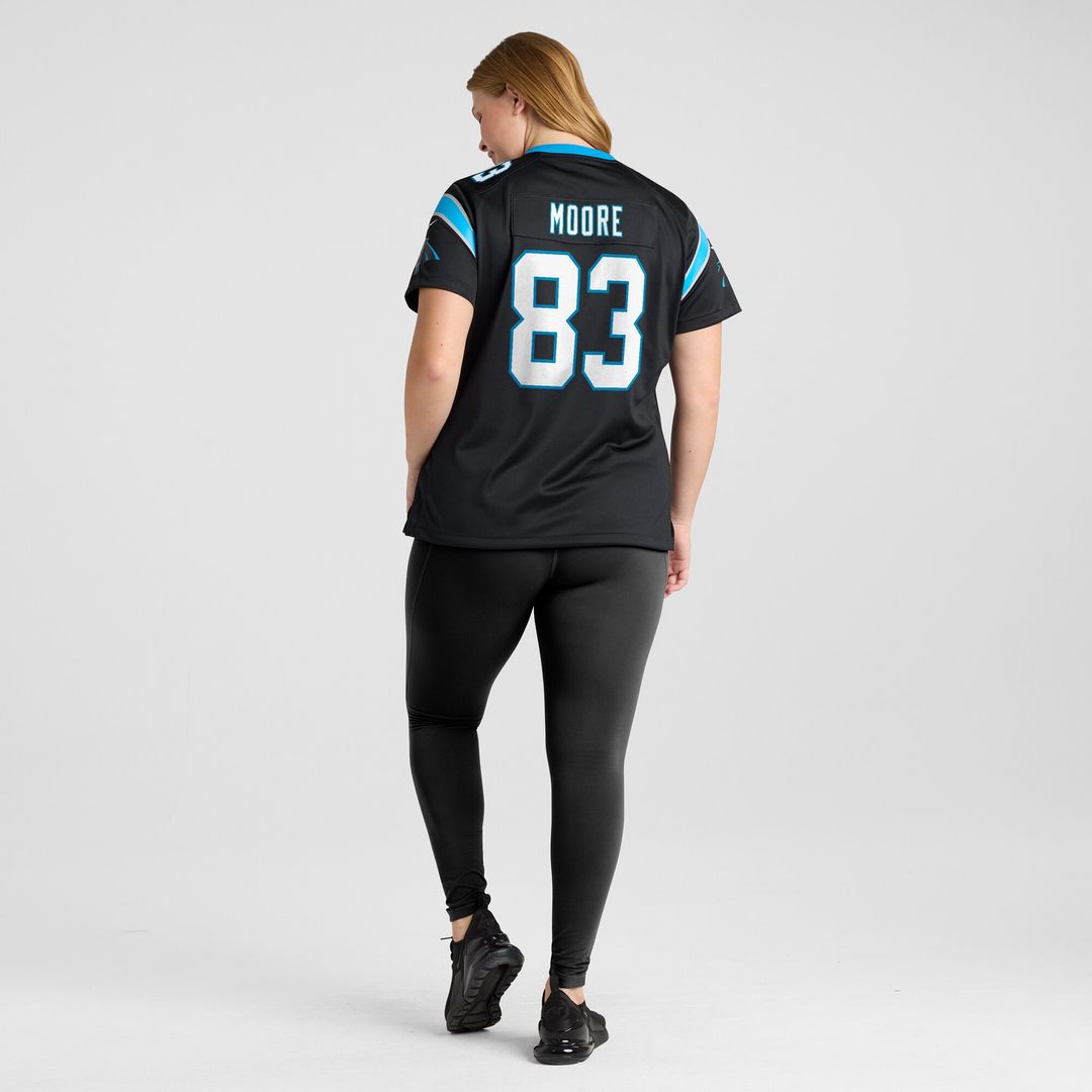 David Moore Carolina Panthers Women's Game Jersey - Black