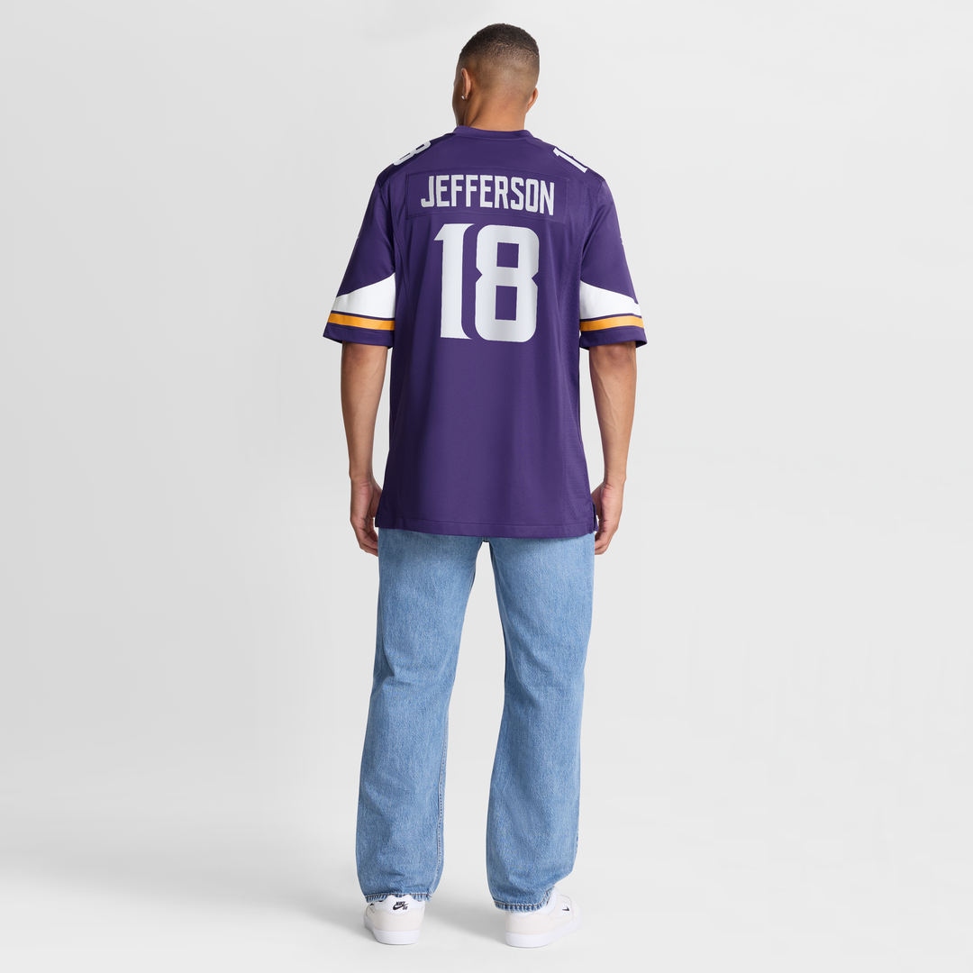 Justin Jefferson Minnesota Vikings Game Jersey - Purple