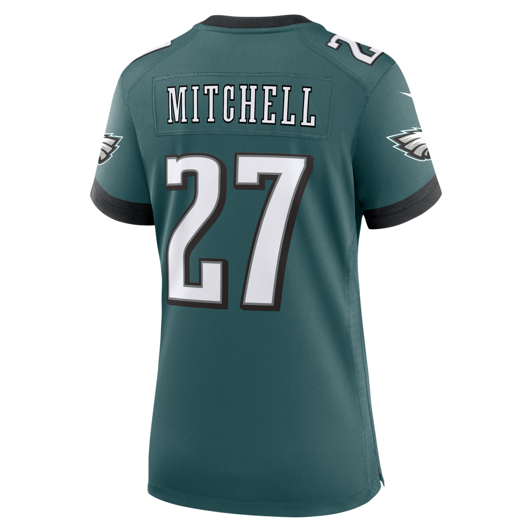 Quinyon Mitchell Philadelphia Eagles Women's Team Game Jersey - Midnight Green