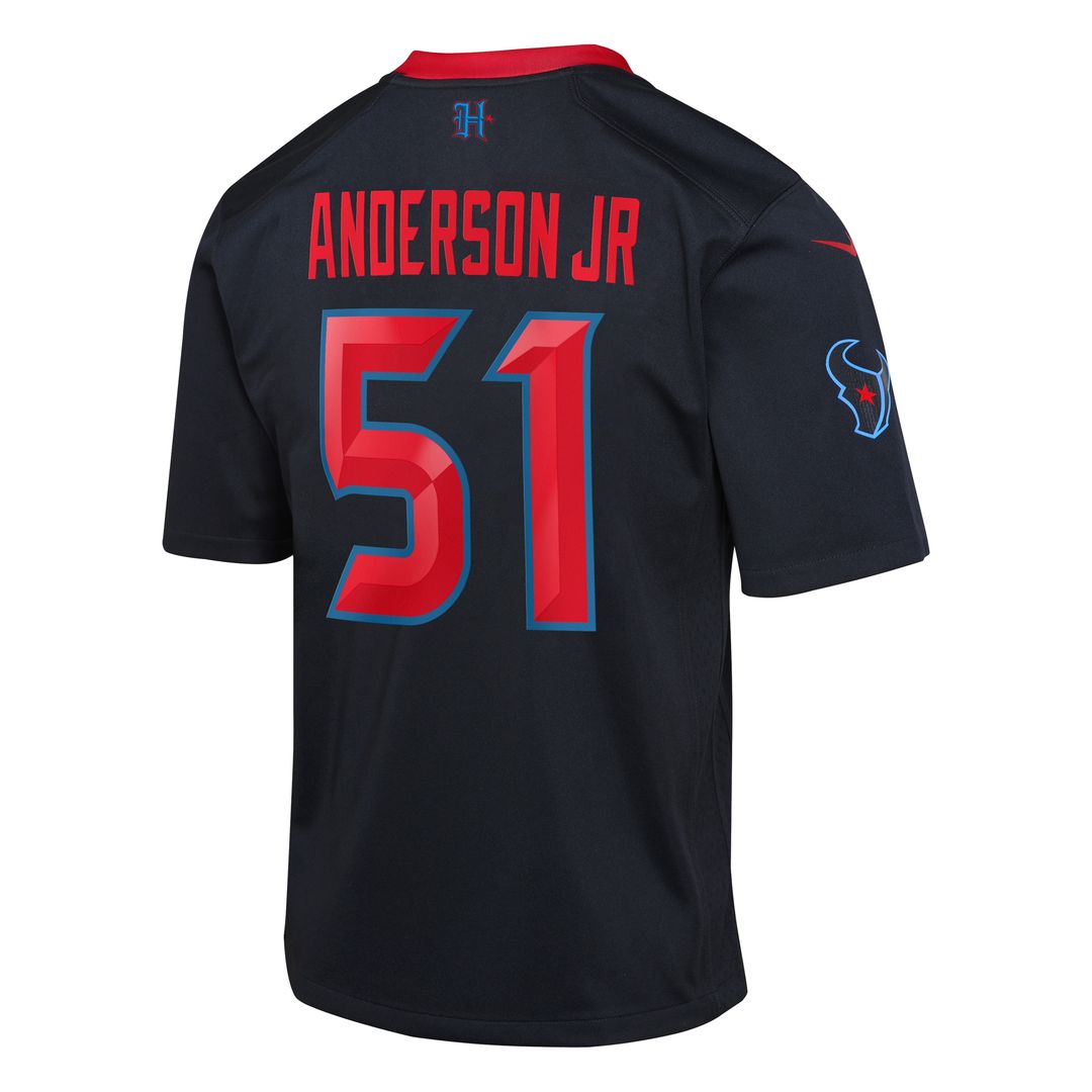 Will Anderson Jr. Houston Texans Youth Game Jersey - Navy