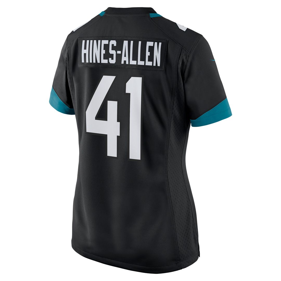 Josh Hines-Allen Jacksonville Jaguars Women's Player Game Jersey - Teal