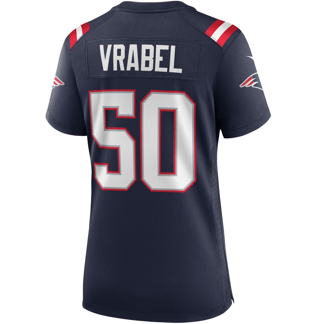 Mike Vrabel New England Patriots Women's Retired Game Jersey - Red