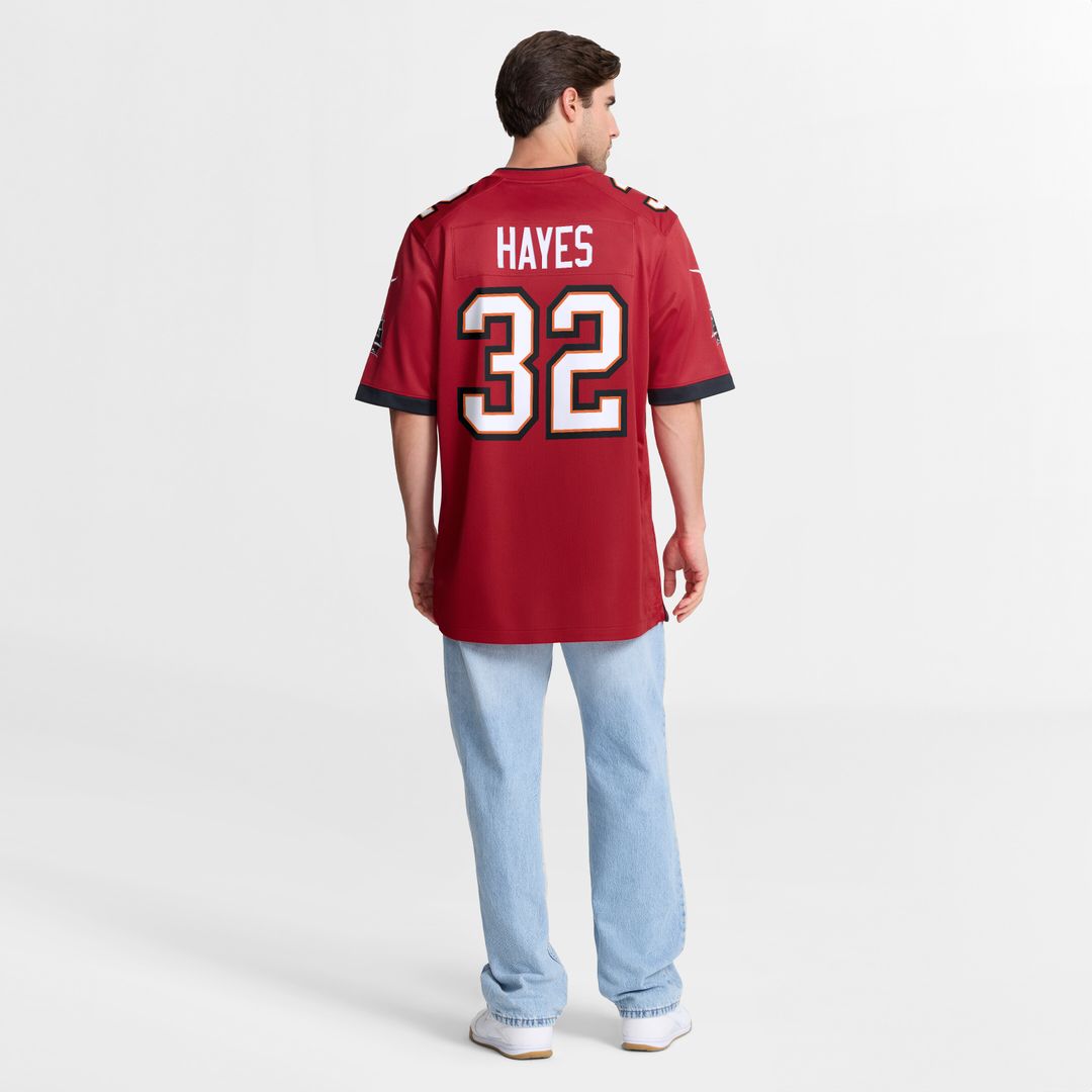 Josh Hayes Tampa Bay Buccaneers Game Jersey - Red