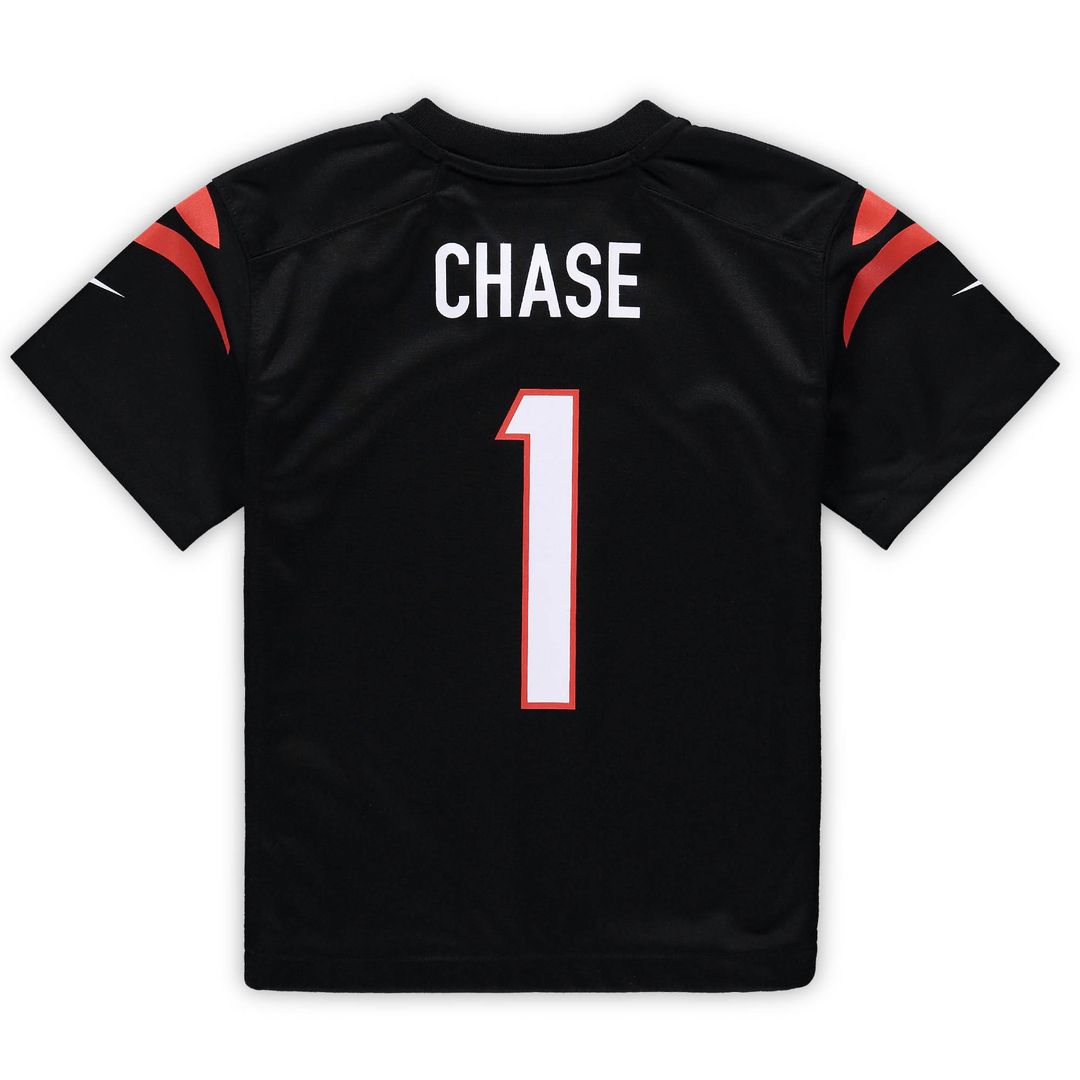 Ja'Marr Chase Cincinnati Bengals Preschool Game Jersey - Black
