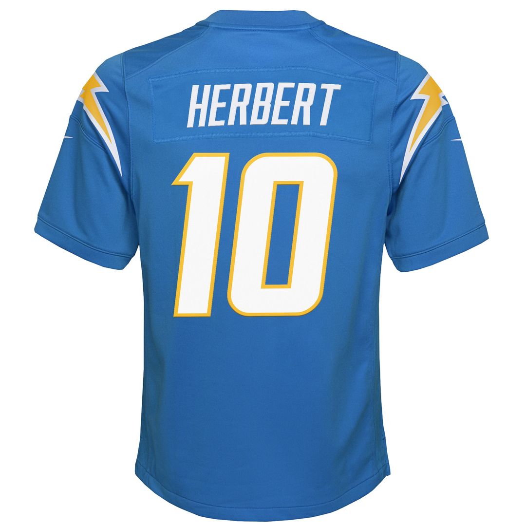 Justin Herbert Los Angeles Chargers Youth Game Jersey - Navy