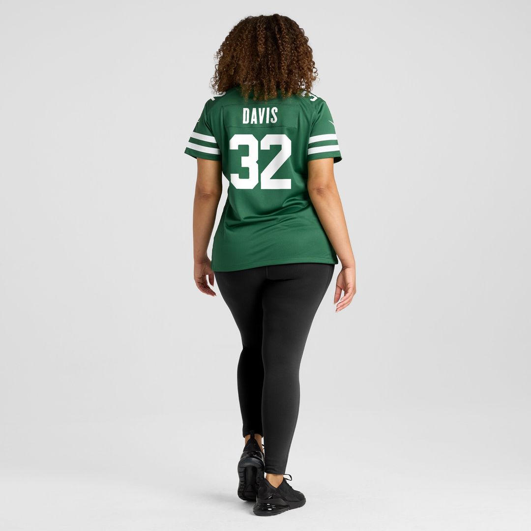 Isaiah Davis New York Jets Women's Game Jersey - Legacy Green