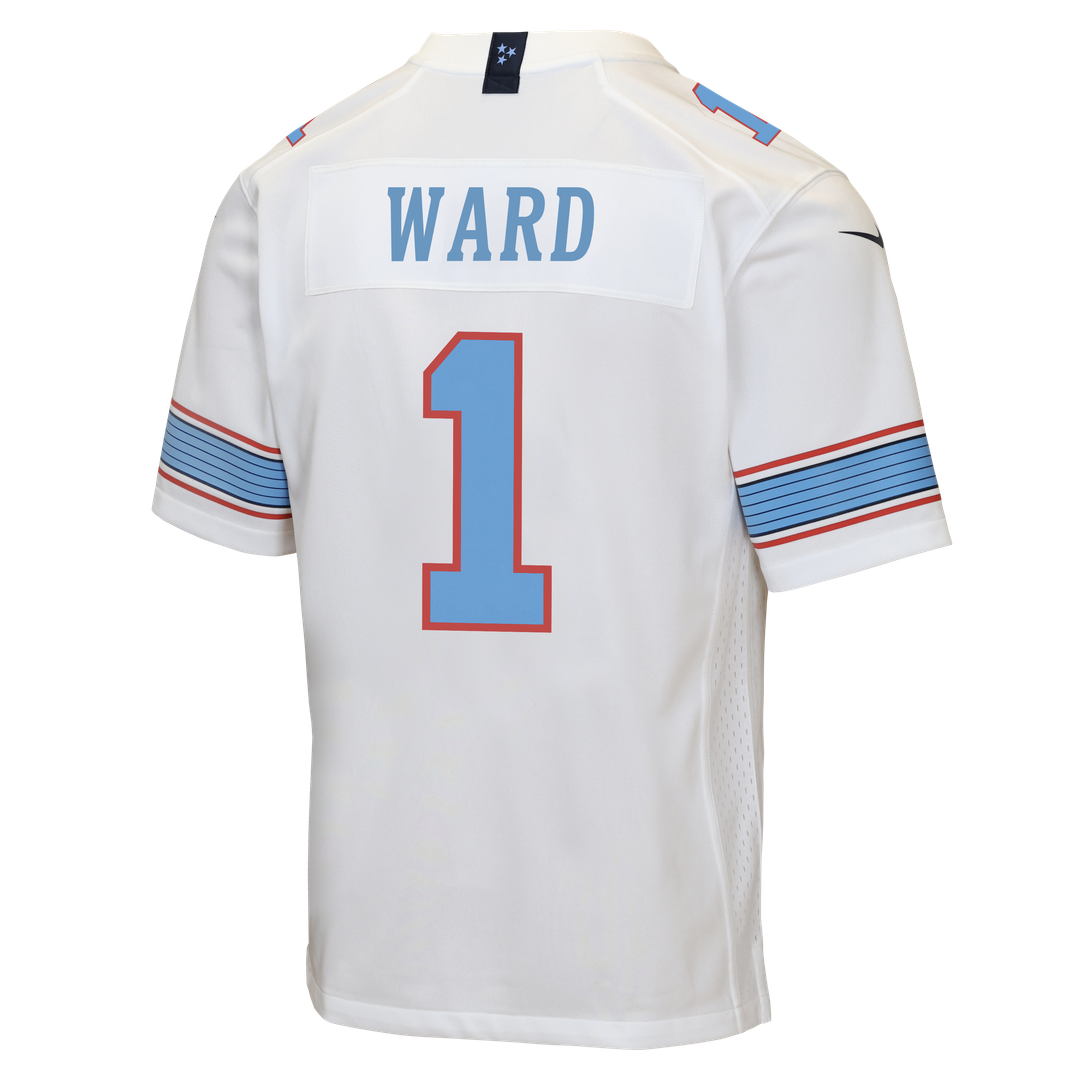 Cameron Ward Tennessee Titans Youth Game Jersey - Light Blue