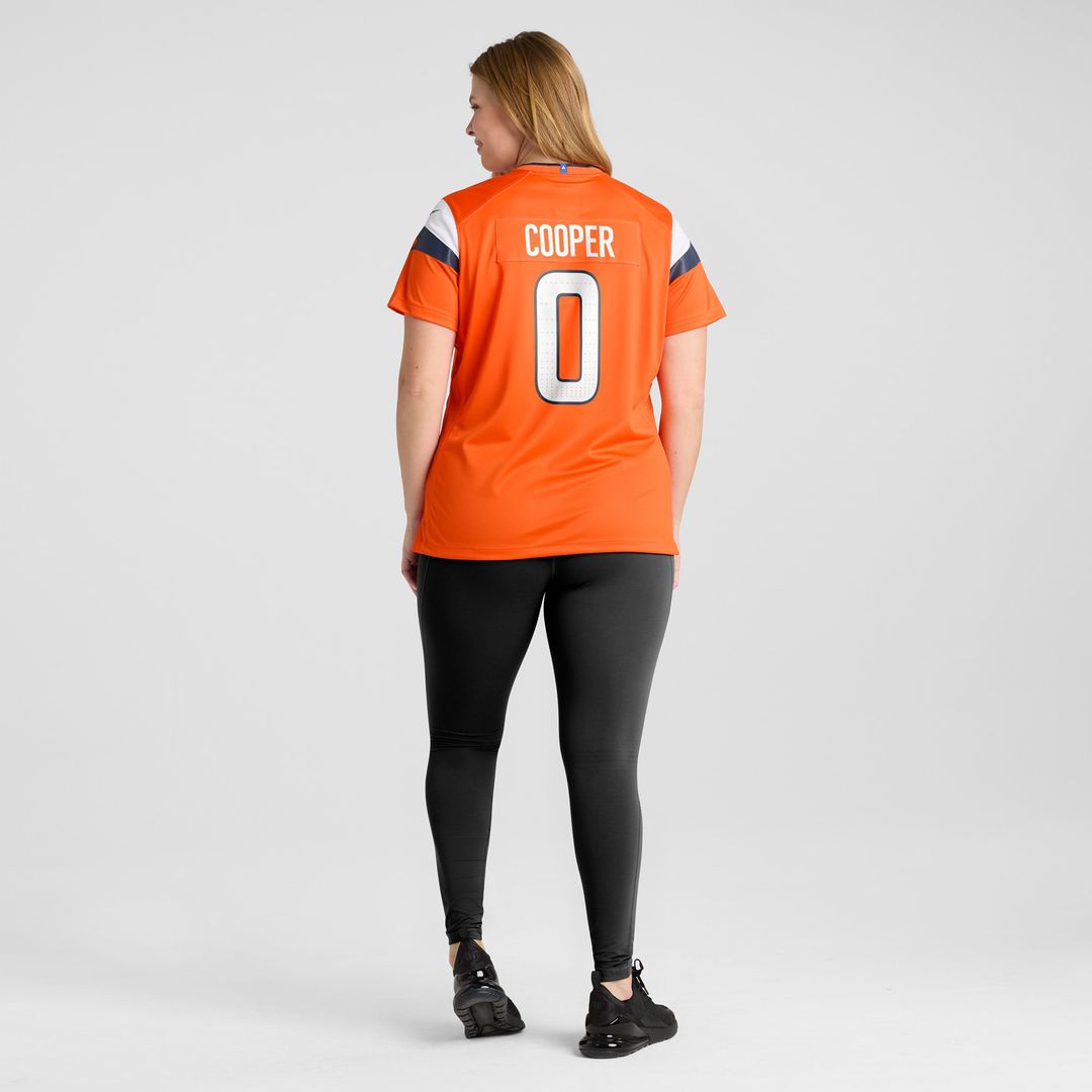 Jonathon Cooper Denver Broncos Women's Team Game Jersey - Orange