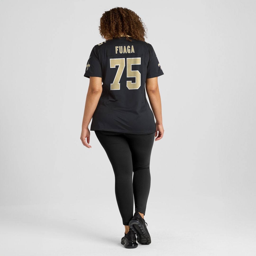 Taliese Fuaga New Orleans Saints Women's Game Jersey - Black
