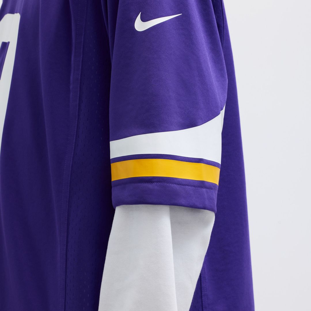 J.J. McCarthy Minnesota Vikings Alternate Game Player Jersey - White