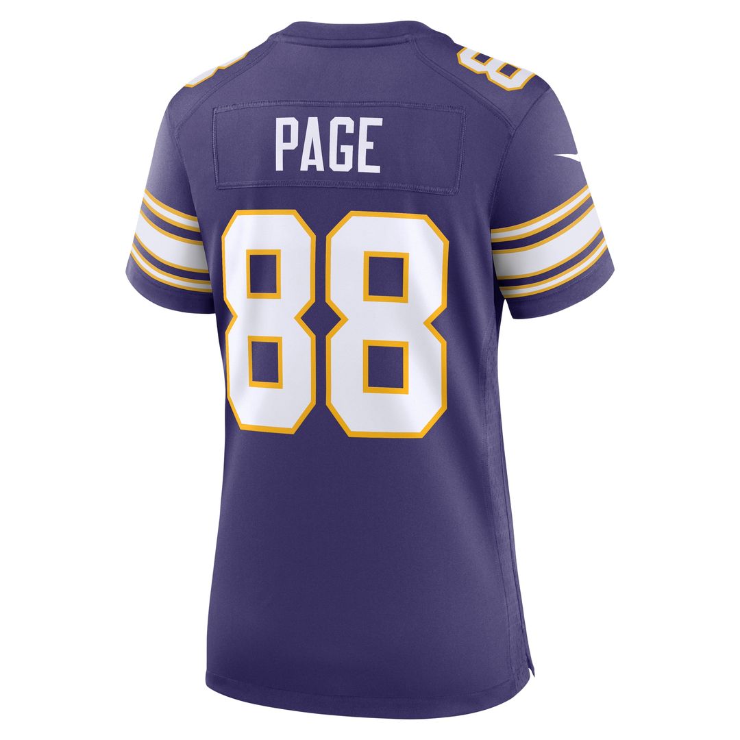 Alan Page Minnesota Vikings Women's Classic Retired Player Jersey - Purple