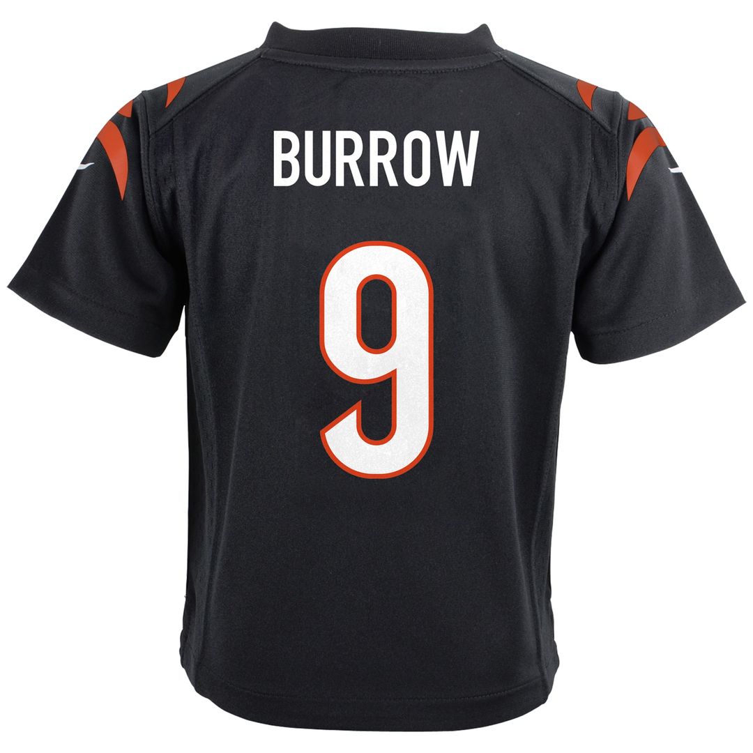 Joe Burrow Cincinnati Bengals Infant Team Player Game Jersey - Black