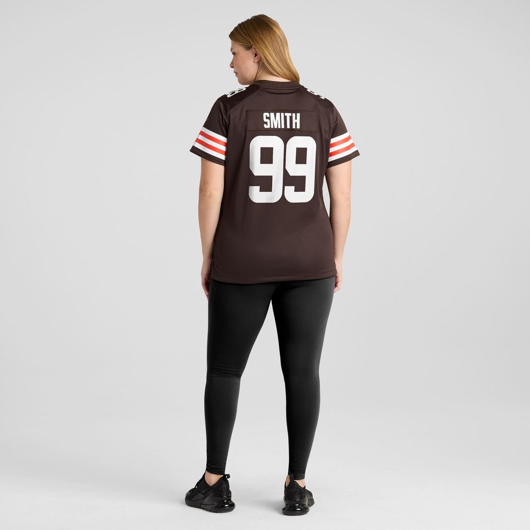 Za'Darius Smith Cleveland Browns Women's Team Game Jersey - Brown