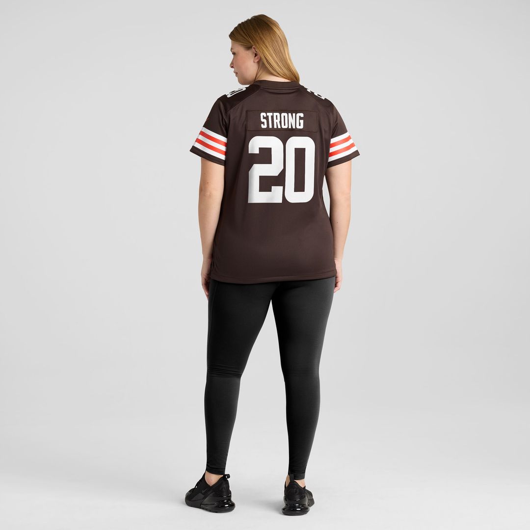 Pierre Strong Jr. Cleveland Browns Women's Team Game Jersey - Brown