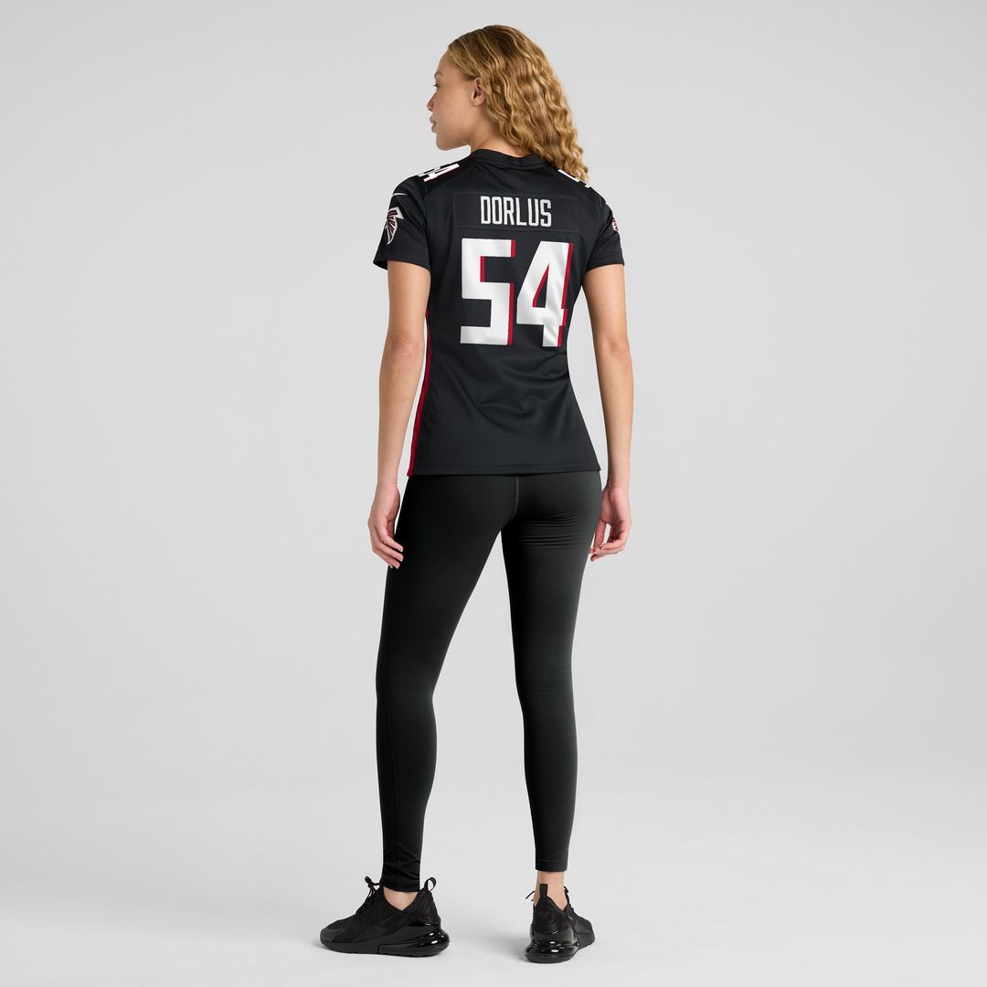 Brandon Dorlus Atlanta Falcons Women's Game Jersey - Black