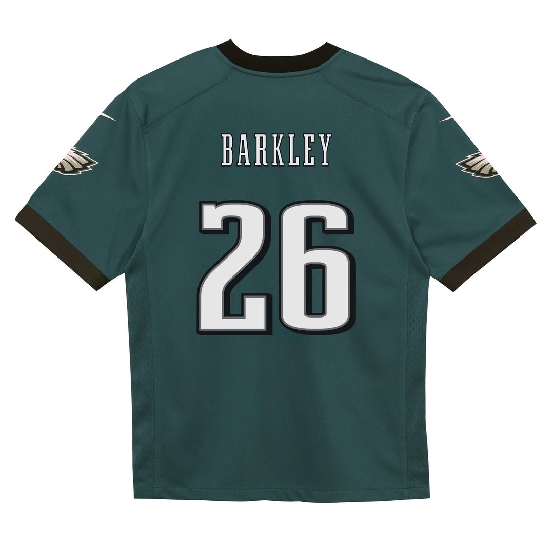 Saquon Barkley Philadelphia Eagles Toddler Team Game Jersey - Midnight Green