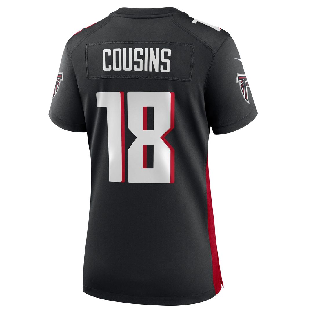 Kirk Cousins Atlanta Falcons Women's Game Player Jersey - Black