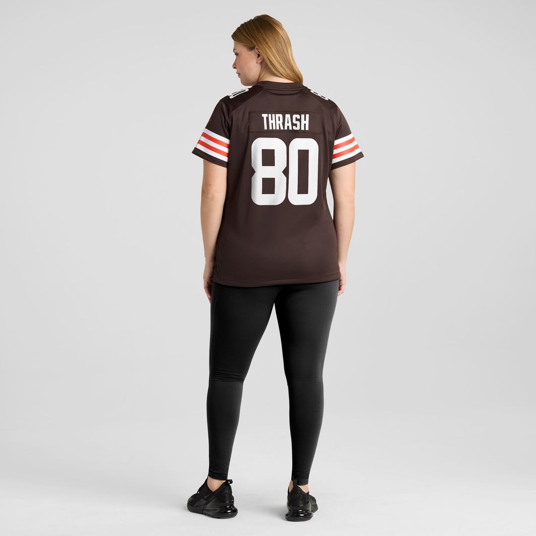 Jamari Thrash Cleveland Browns Women's Game Jersey - Brown