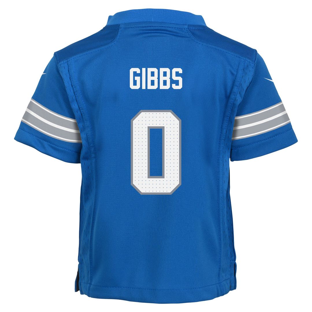Jahmyr Gibbs Detroit Lions Toddler Alternate Game Jersey - Black