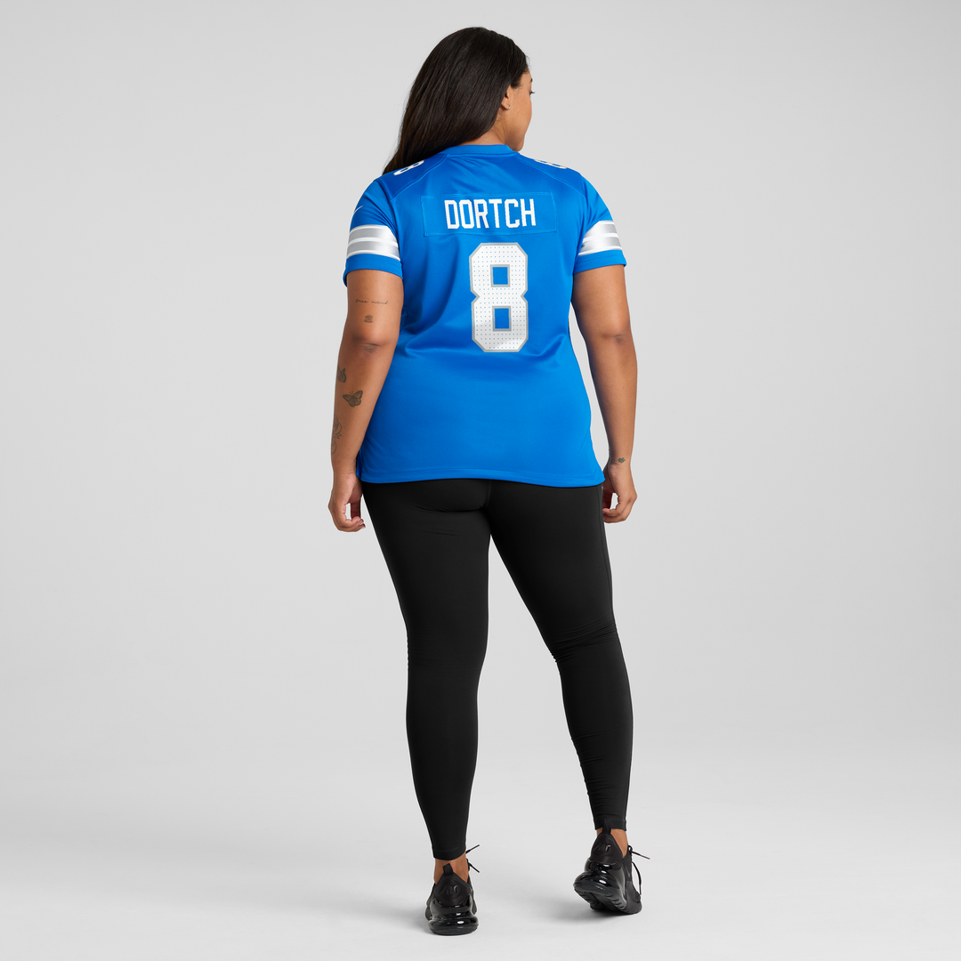 Greg Dortch Detroit Lions Women's Team Game Jersey - Blue