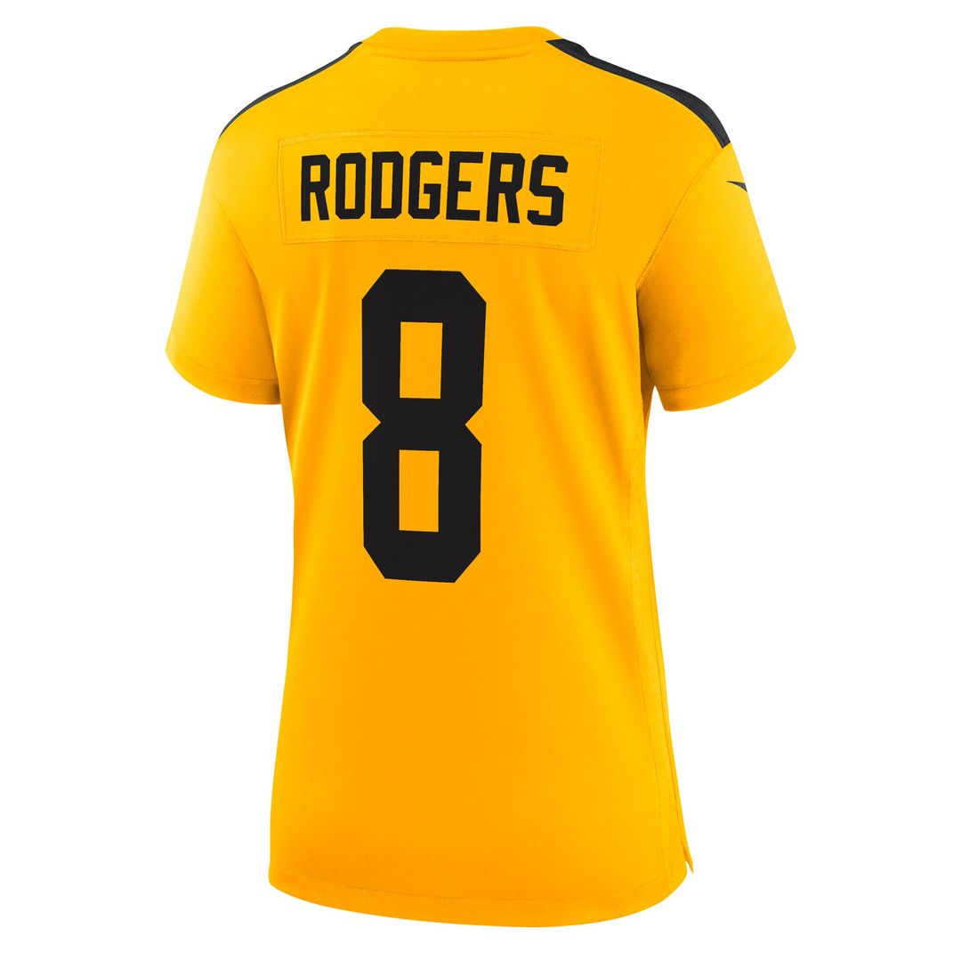 Aaron Rodgers Pittsburgh Steelers Women's Game Jersey - Black
