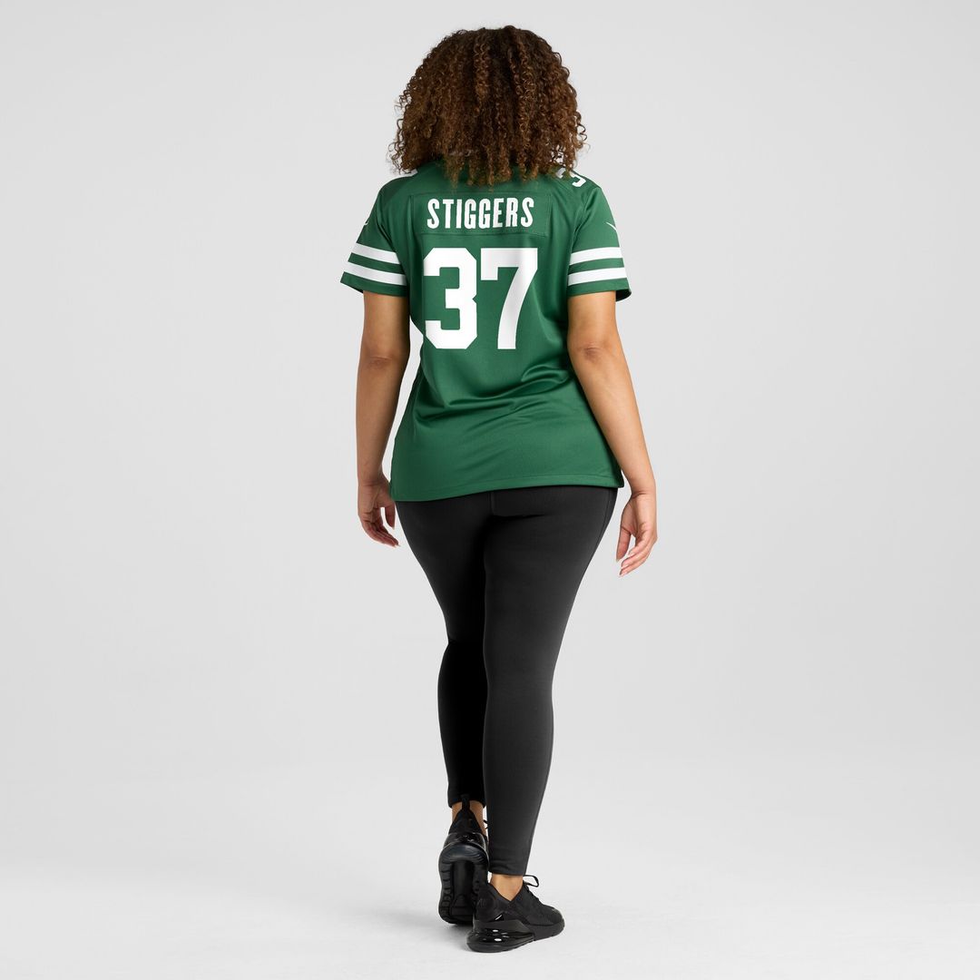 Qwan'tez Stiggers New York Jets Women's Game Jersey - Legacy Green