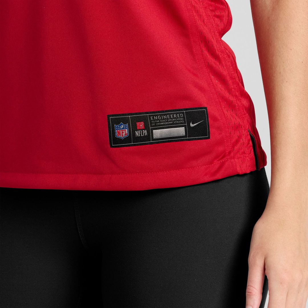 Jacob Parrish Tampa Bay Buccaneers Women's Team Game Jersey - Red