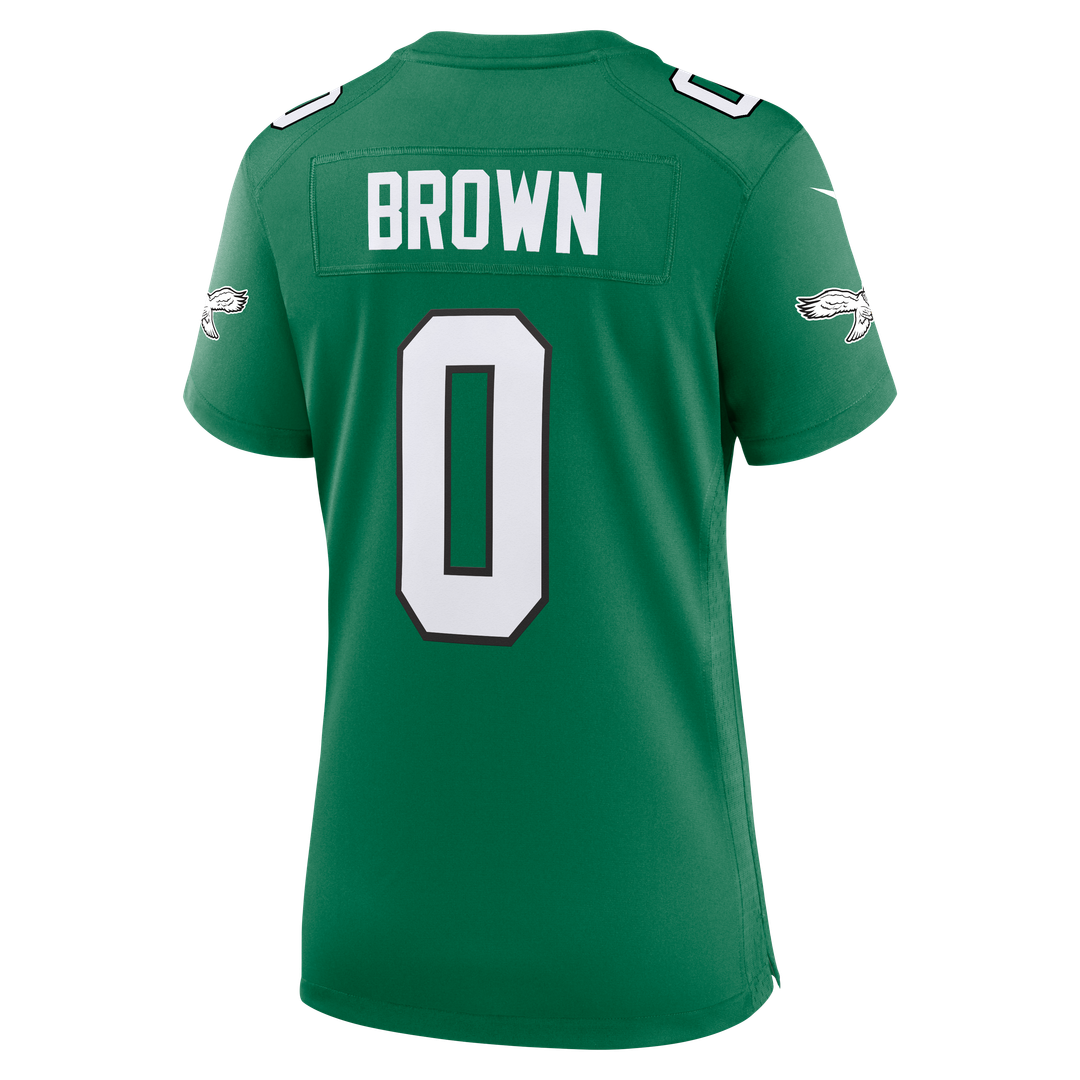 Marquise Brown Philadelphia Eagles Women's Team Game Jersey - Midnight Green
