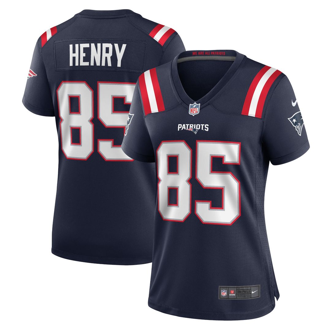 Hunter Henry New England Patriots Women's Team Game Jersey - Red