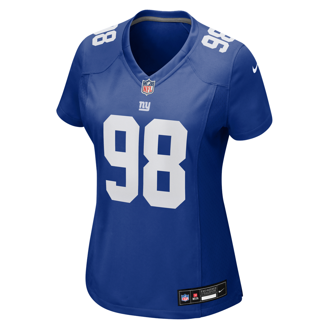 Leki Fotu New York Giants Women's Team Game Jersey - Royal