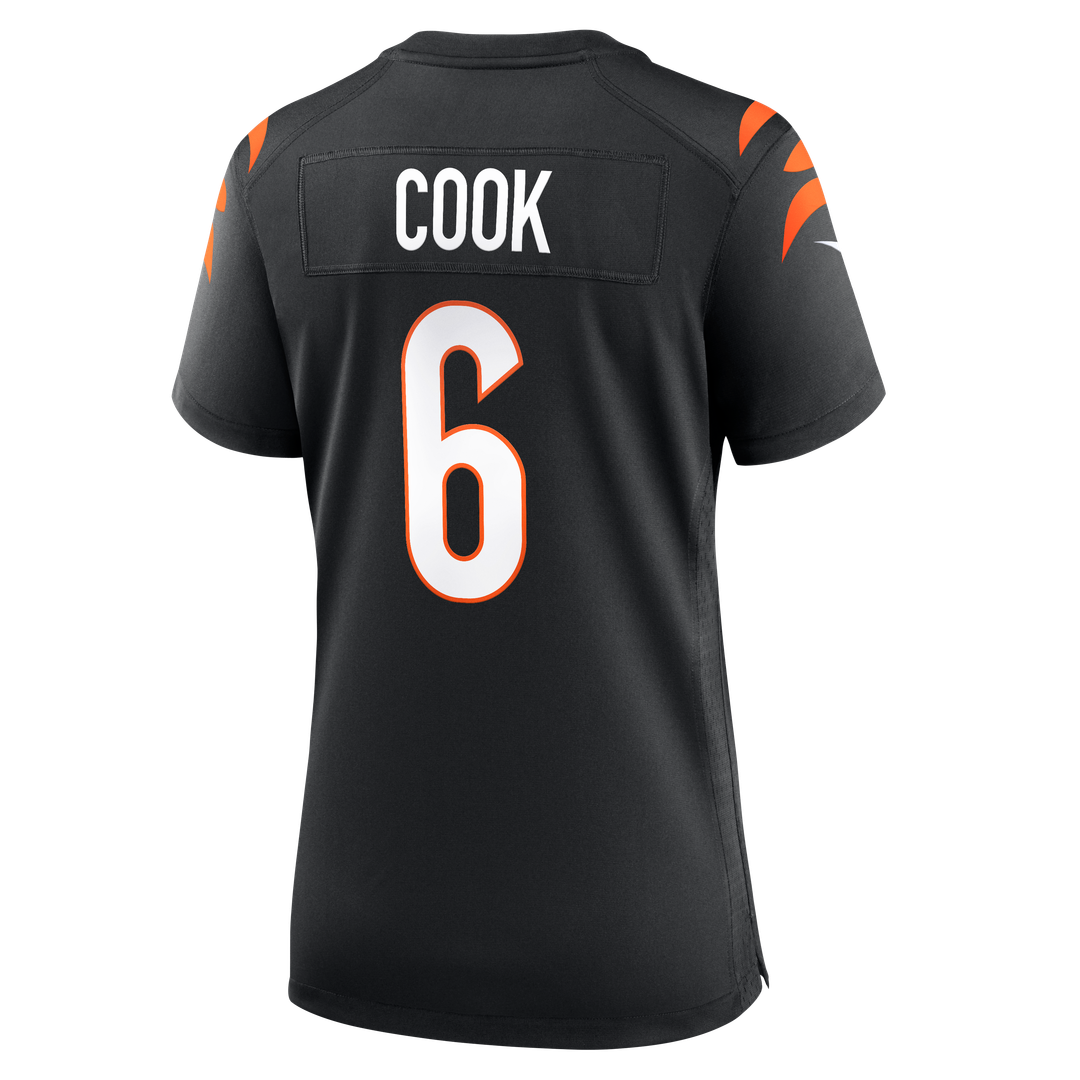 Bryan Cook Cincinnati Bengals Women's Team Game Jersey - Black