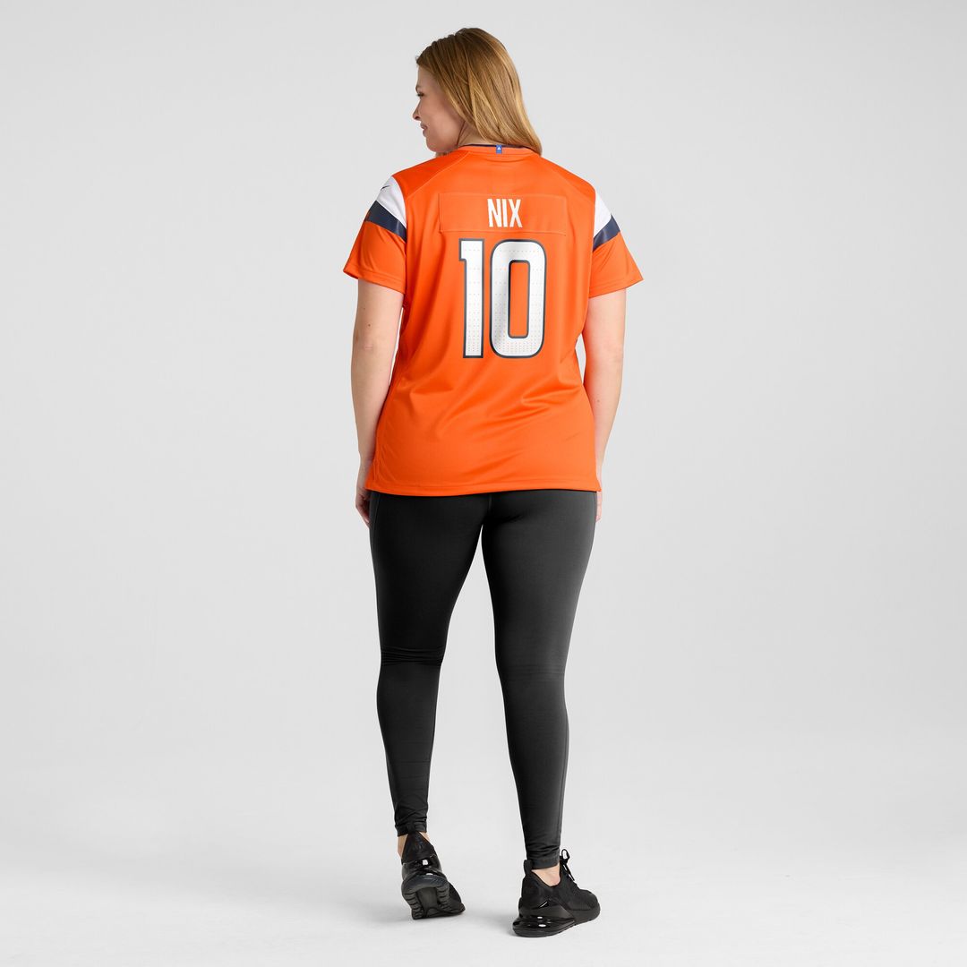 Bo Nix Denver Broncos Women's Game Jersey - Orange
