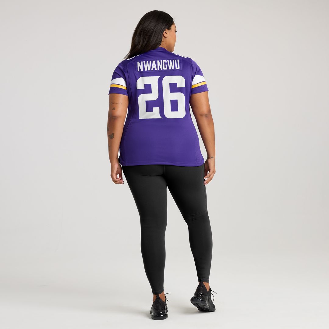 Kene Nwangwu Minnesota Vikings Women's Game Jersey - Purple