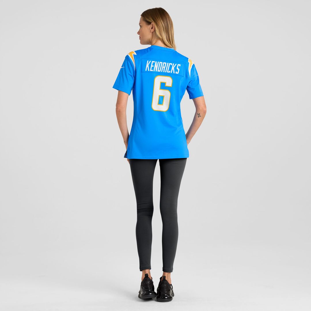 Eric Kendricks Los Angeles Chargers Women's Game Player Jersey - Powder Blue