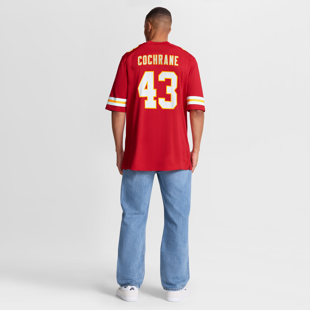 Jack Cochrane Kansas City Chiefs Game Player Jersey - Red