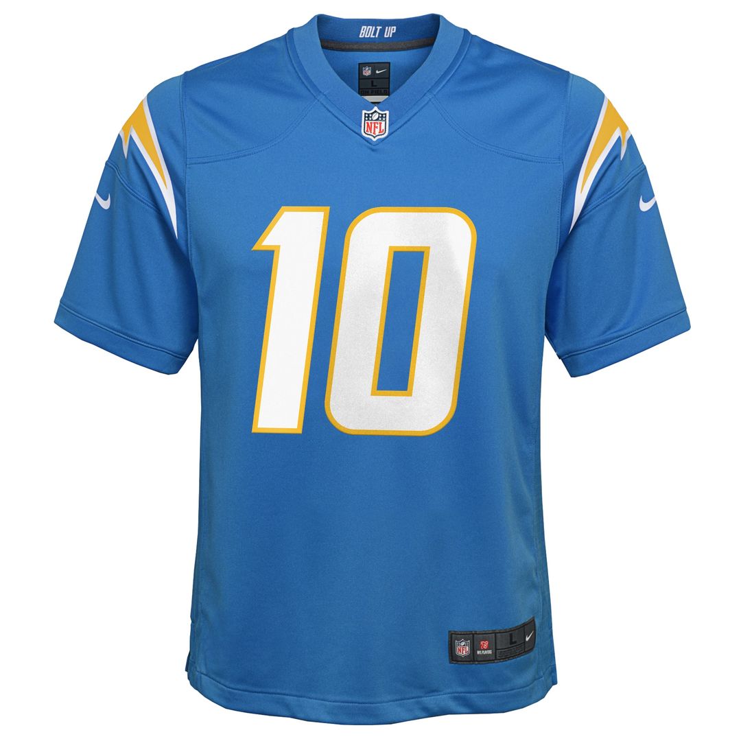Justin Herbert Los Angeles Chargers Youth Game Jersey - Navy
