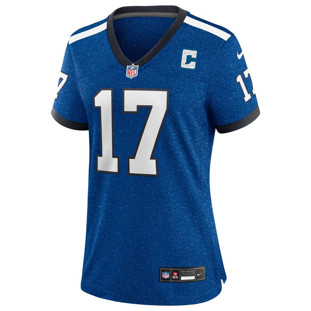 Daniel Jones Indianapolis Colts Women's Team Game Jersey - Royal
