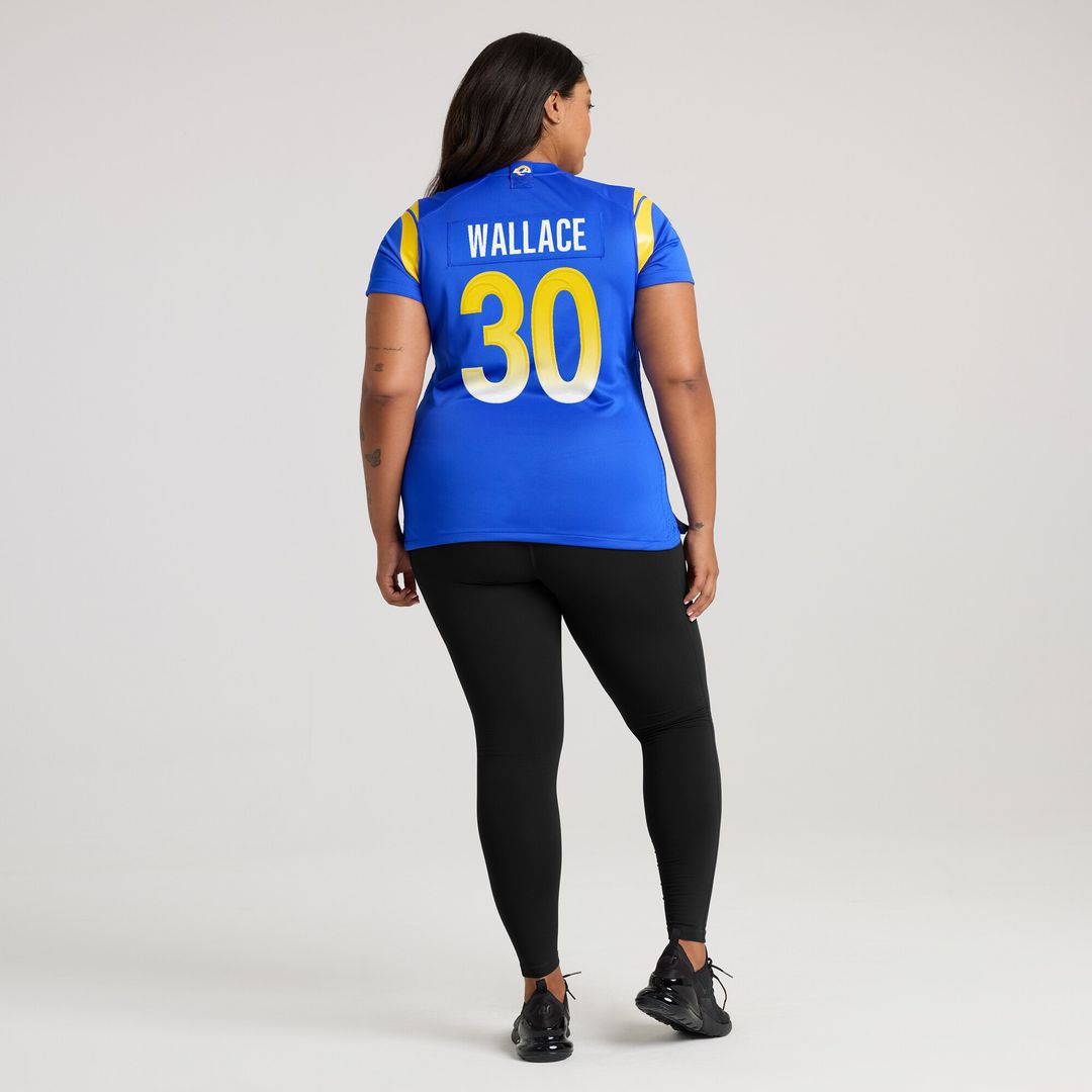 Josh Wallace Los Angeles Rams Women's Game Jersey - Royal