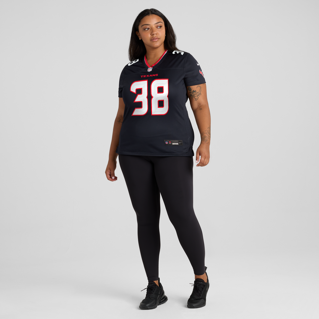 Kai Kroeger Houston Texans Women's Team Game Jersey - Navy