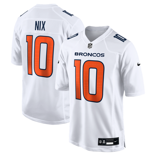 Bo Nix Denver Broncos Tundra Fashion Game Jersey - White