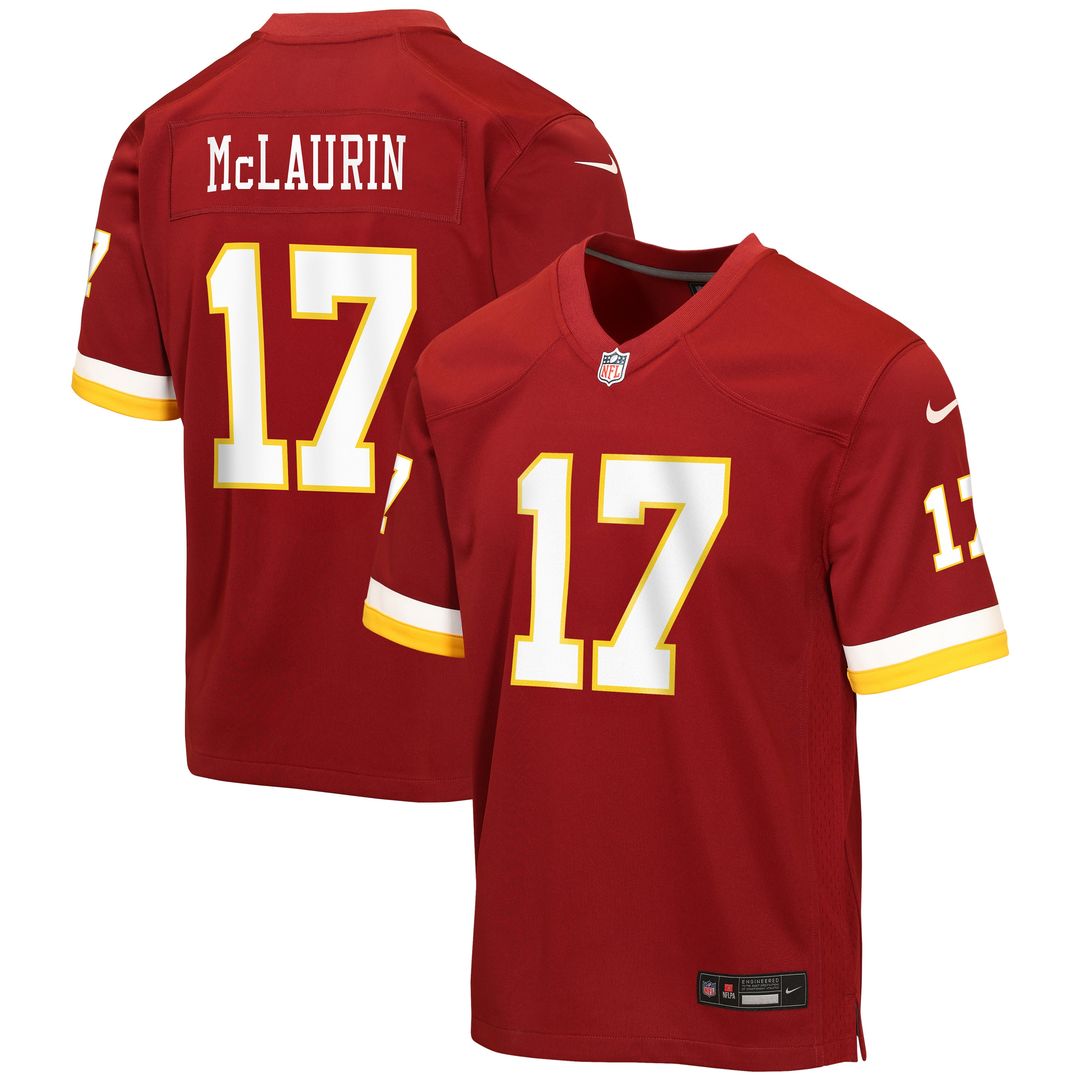 Terry McLaurin Washington Commanders Youth Game Jersey - Burgundy