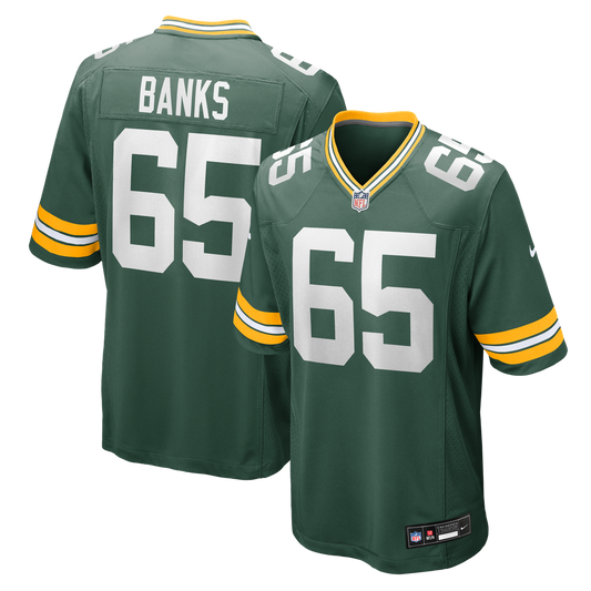 Aaron Banks Green Bay Packers Team Game Jersey - Green