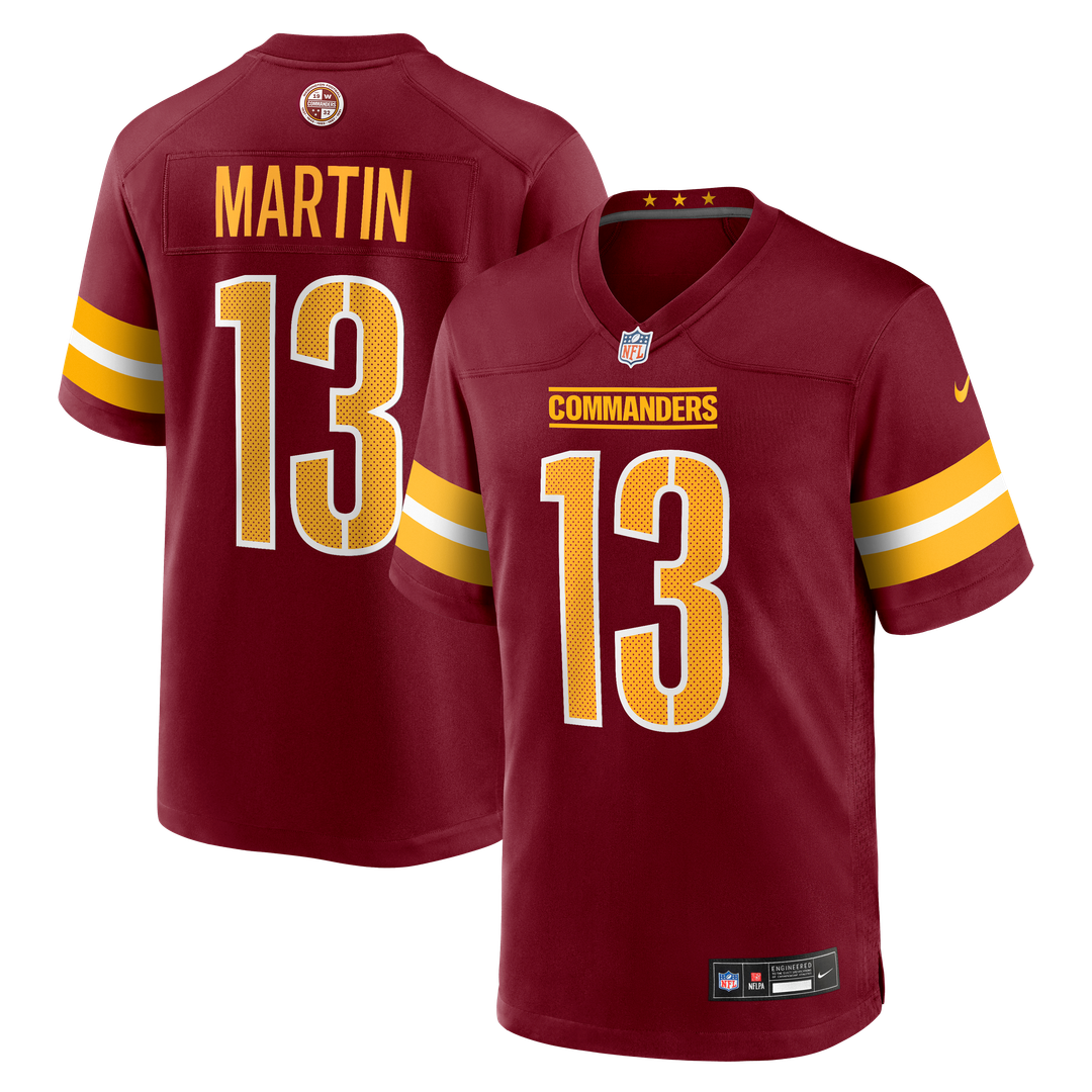 Tay Martin Washington Commanders Team Game Jersey - Burgundy