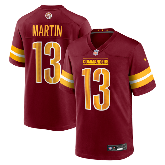 Tay Martin Washington Commanders Team Game Jersey - Burgundy