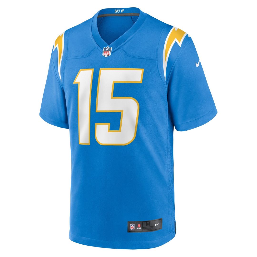 Ladd McConkey Los Angeles Chargers Youth Game Jersey - Powder Blue
