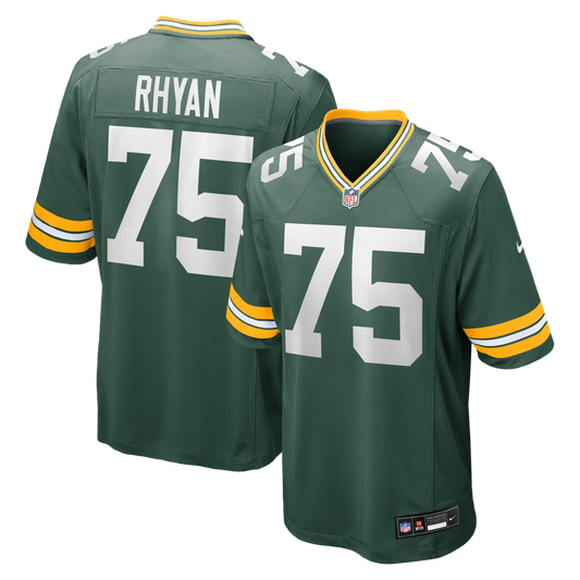Sean Rhyan Green Bay Packers Game Player Jersey - Green