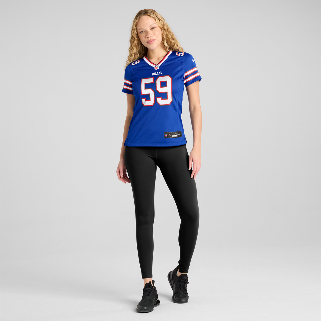 Shaq Lawson Buffalo Bills Women's Team Game Jersey - Royal