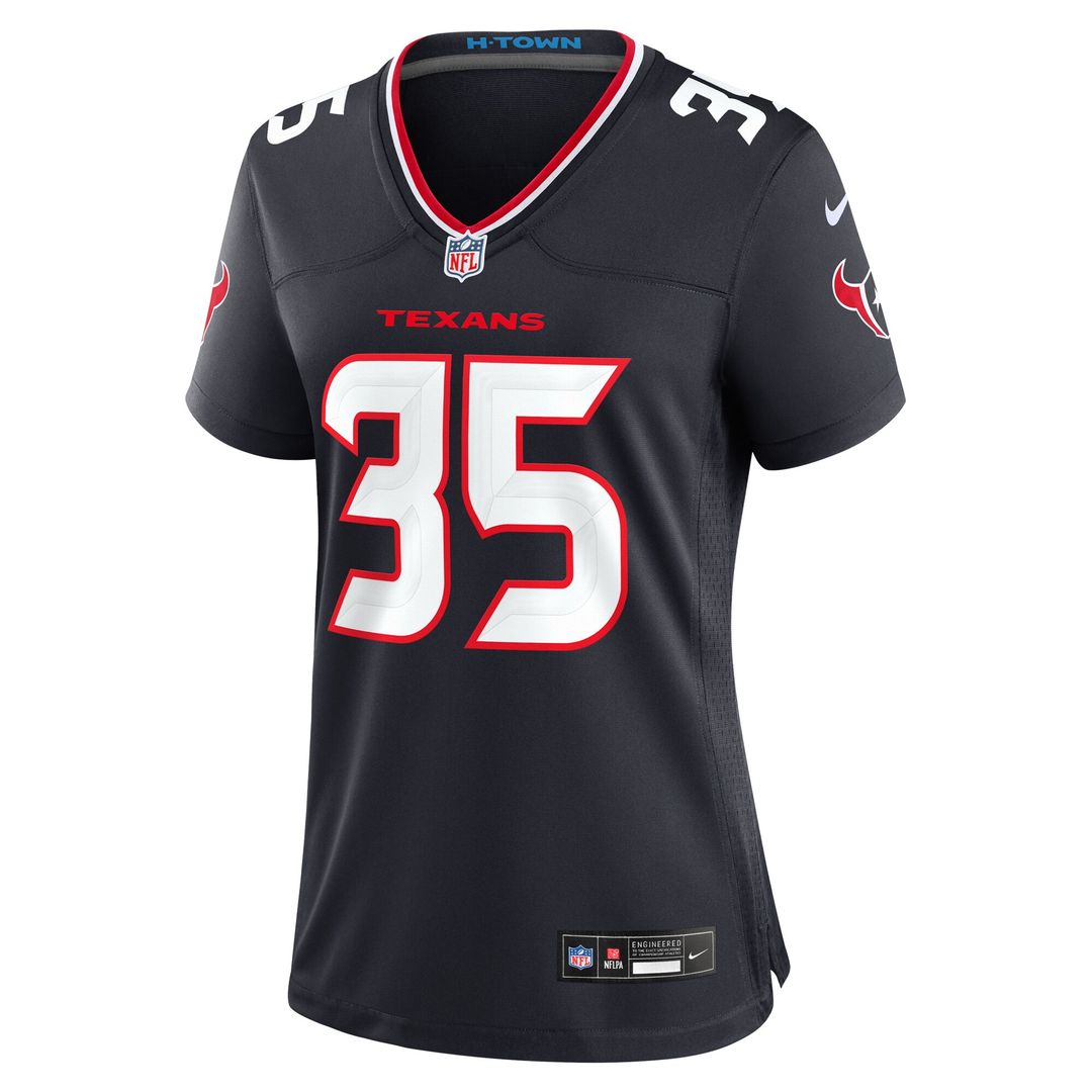 Jake Hansen Houston Texans Women's Team Game Jersey - Navy